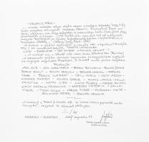 Szerencs 31. grafikai mappa: Geometrikus-absztrakt alkotások, klf. alkotóktól, össz. 31 db mű. Klf. ...