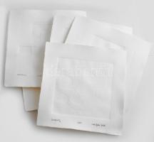 Szerencs 31. grafikai mappa: Geometrikus-absztrakt alkotások, klf. alkotóktól, össz. 31 db mű. Klf. ...