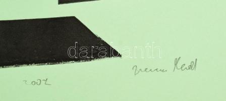 Szerencs 31. grafikai mappa: Geometrikus-absztrakt alkotások, klf. alkotóktól, össz. 31 db mű. Klf. ...