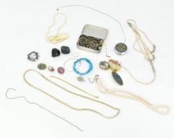Vegyes bizsu tétel, karkötő, gyűrű, nyaklánc, stb.