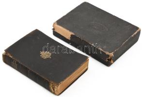 Katolikus Oktató és imádságos könyv, ford.: Bányik Ignácz. Budapest, 1895, Franklin társulat. Egészbőr-kötés, enyhén kopott és sérült kijáró lapokkal. Sérült kartonált tokban.