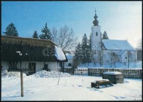 1988 Fodor András (1927-1997) Kossuth-díjas költő, esszéíró autográf képeslapja, aláírásával