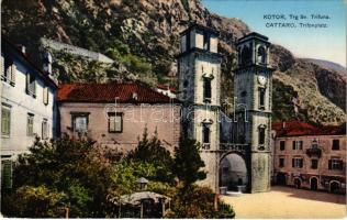 Kotor, Cattaro; Trg Sv. Trifuna / Trifonplatz / square