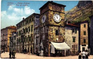 Kotor, Cattaro; Piazza d'Armi / Trg od oruzja / square (Rb)
