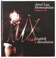 Lux Antal - Antal Lux Memorabilien Hungary 1956 - Video Graphik Installation Makó, 2003 , Kiadói katonált papírkötésben Haraszty István "Édeskének" (1934-2022), Kossuth-díjas szobrász, festőművész részére DEDIKÁLT!