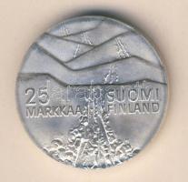 Finnország 1978. 25M Ag "Téli játékok-Lahti" T:BU