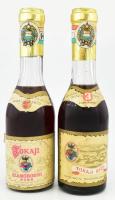 1972 Tokaji Aszú, 3 puttonyos, 0,25 l + 1973 Tokaji Szomorodni édes, Tolcsva, 0,25 l, mindkettő bontatlan
