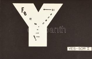 Tóth Gábor (1950-2019) dimenzionalista költő képvers albuma 10 + 1 db képverssel + 1 t fotólemez a c...