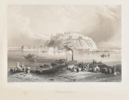 cca 1840-1850 Bartlett, William Henry (1809-1854): A történelmi Magyarország helyszínei (Dévény vára...