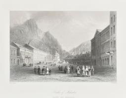 cca 1840-1850 Bartlett, William Henry (1809-1854): A történelmi Magyarország helyszínei (Dévény vára...