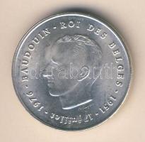 Belgium 1976. 250Fr Ag "Baudouin király - 25 éves jubileum" francia nyelven T:2+