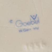 Hummel írni tanuló gyermek pár. Kézzel festett, jelzett, hibátlan, m: 11,5 cm