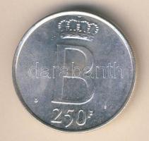Belgium 1976. 250Fr Ag "Baudouin király - 25 éves jubileum" flamand nyelven T:2