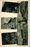 Vörösberény (Balatonalmádi), Római katolikus templom és belseje, református templom, Ferenc forrás a malomvölgyben, községháza, utca, Munkácsy Sándor üzlete és saját kiadása