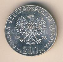 Lengyelország 1976. 200Zl Ag "Olimpia" T:2+