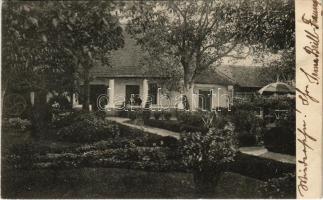 1924 Siklós, Göntér kastély. Feller Mariska kiadása