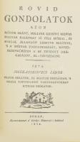 2 db reprint könyv: Muskatirovics János: Rövid gondolatok azon módok eránt, mellyek szerént kedves m...