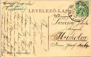 1912 Diósgyőr (Miskolc), gyártelep gyári részlete, iparvasút. Czeglédy J. kiadása (EK) + "DIÓSG...