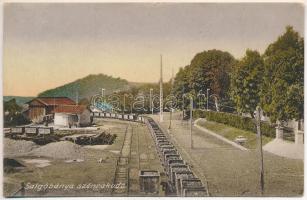 1927 Salgóbánya (Salgótarján), szénrakodó, iparvasút (Rb)