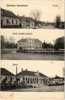 1915 Dénesfa, Fő út, Római katolikus népiskola, Gróf Cziráky kastély, zárda (fl)
