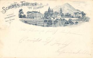 1898 Teuffen Hotel engraving