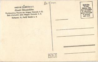 Budapest V. A Magyar Filmiroda rt. Híradó filmszínháza, mozi belső. Petőfi Sándor utca 6