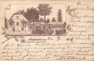 1896 Heidemühle Railway-station