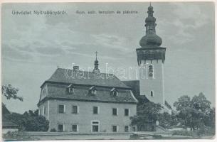 1916 Nyitrabánya, Handlová, Krickerhau; Római katolikus templom és plébánia / Roman Cathjolic church and parish (EK)