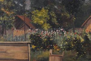 Zubriczky Lóránd (1869-?): Vácrátót, 1913. Olaj, vászon, jelezve balra lent. Korabeli szecessziós, s...