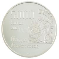 2007. 5000Ft Ag "Árpád-házi Szent Erzsébet születésének 800. évfordulója" kapszulában, tan...