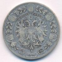 Ausztria 1900. 5K Ag "Ferenc József" T:F patina Austria 1900. 5 Corona Ag "Franz Jose...