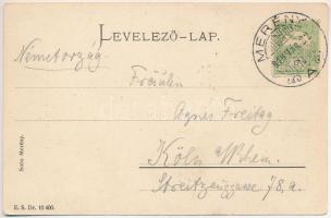 1910 Merény, Szepesmerény, Nálepkovo; Merényi vasgyár, Gusztáv tárna a bányában, iparvasút, csille. ...