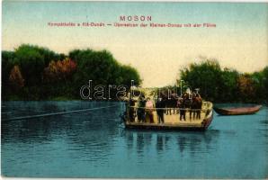 Moson, Kompátkelés a Kis Dunán. Freitag Frigyes kiadása (ázott / wet damage)