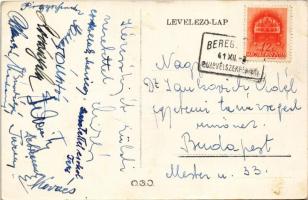 1941 Beregszász, Beregovo, Berehove; Úri kaszinó / casino + "BEREGSZÁSZ P.U. LEVÉLSZEKRÉNYBŐL&q...