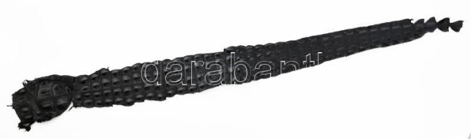 Krokodilbőr?, jó állapotban, h: 100 cm