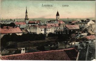 1913 Losonc, Lucenec; templomok. Strelinger és Fischer kiadása / churches (fa)