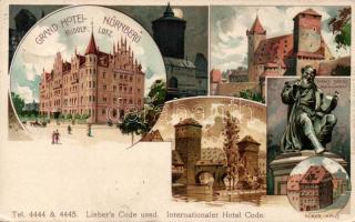 Nürnberg Grand Hotel Litho (EK)