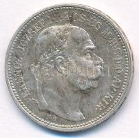 1915KB 1K Ag "Ferenc József" T:AU patina Adamo K5.1