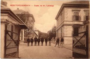 Besztercebánya, Banská Bystrica; Csász. és kir. Laktanya, katonák. Havelka József kiadása / K.u.k. military barracks, soldiers (EK)