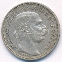 1912KB 1K Ag "Ferenc József" T:XF patina Adamo K5.1