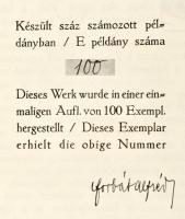 Forbát Alfréd: 10 ex libris. Siklóssy László bevezetőjével. Bp., [1916], Szent-György-Czéh (Pápai Er...