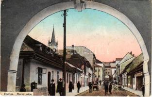 1913 Eperjes, Presov; Florián utca / street (fa)