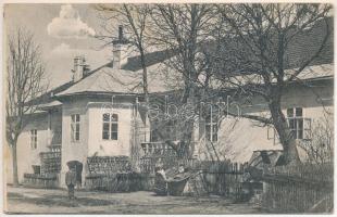 1914 Lubotény, Lubotín (Ólubló, Stará Lubovna); Határrendőrségi épület. Braun B. kiadása / Border police station (fa)