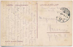 1914 Lubotény, Lubotín (Ólubló, Stará Lubovna); Határrendőrségi épület. Braun B. kiadása / Border po...