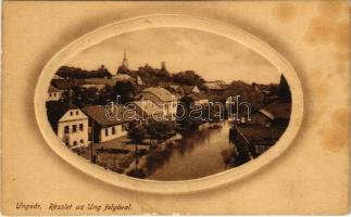Ungvár, Uzshorod, Uzhhorod, Uzhorod; Ung folyó. Gellís Miksa kiadása / Uzh riverside (fl)