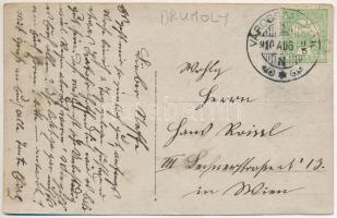 1910 Drumoly, Drumling (Városszalónak, Stadtschlaining); Evangélikus templom / Kirche / church. phot...