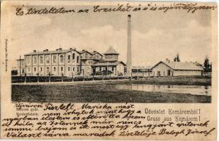 1903 Komárom, Komárnó; Selyem gyár. Freisinger Mór kiadása / Seidenfabrik / silk factory (r)