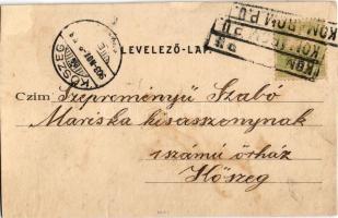 1903 Komárom, Komárnó; Selyem gyár. Freisinger Mór kiadása / Seidenfabrik / silk factory (r)