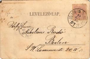 1899 (Vorläufer) Zólyombrézó, Podbrezová; vasgyár. Rigler rt. kiadása / iron works, factory + "...