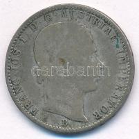 1859B 1/4Fl Ag "Ferenc József" T:F patina Adamo M12